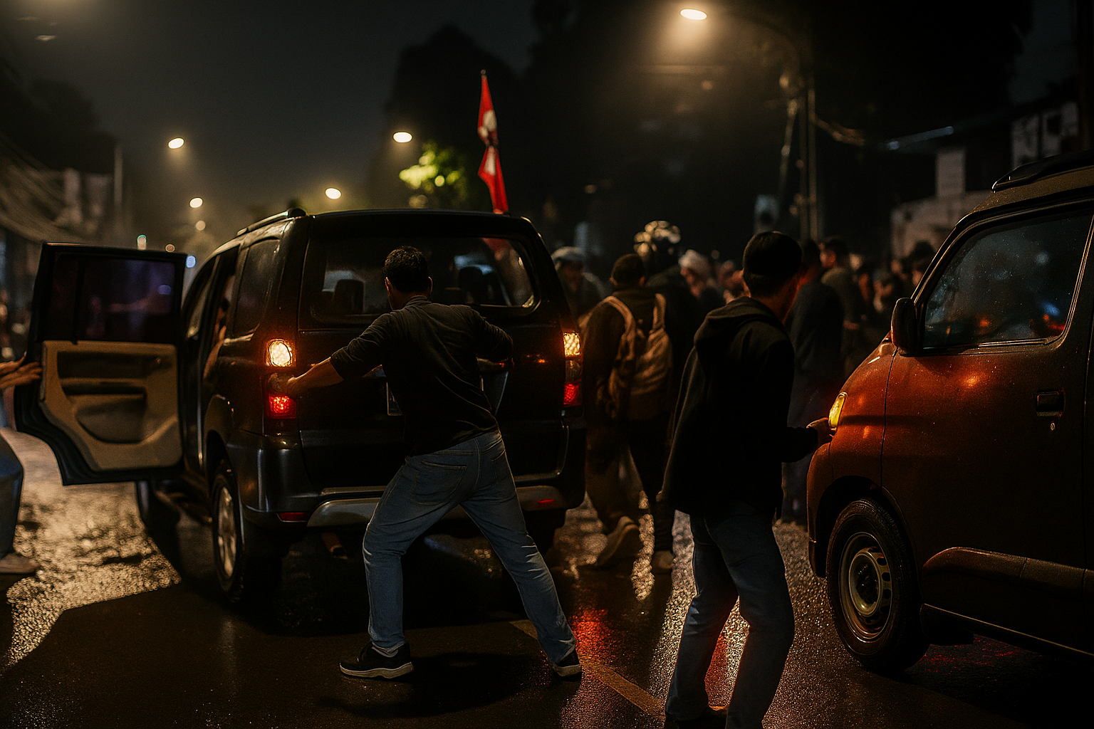 Ricuh Demo DPR: Lurah Manggarai dan Sopirnya Diamuk Massa di Slipi